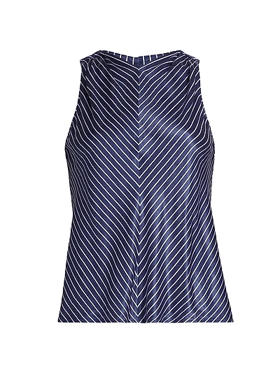Aris Satin Sleeveless Top
