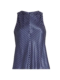 Aris Satin Sleeveless Top