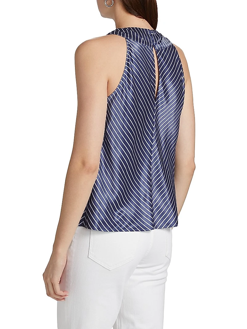 Aris Satin Sleeveless Top