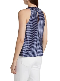 Aris Satin Sleeveless Top