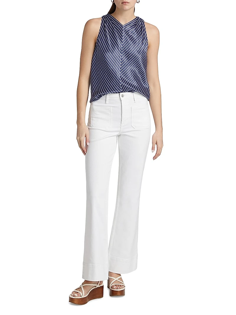 Aris Satin Sleeveless Top