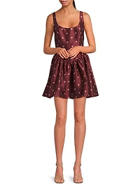 Soleil Polka Dot Minidress