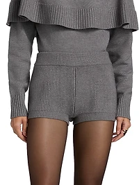 Neoma Rib-Knit Shorts