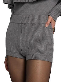 Neoma Rib-Knit Shorts