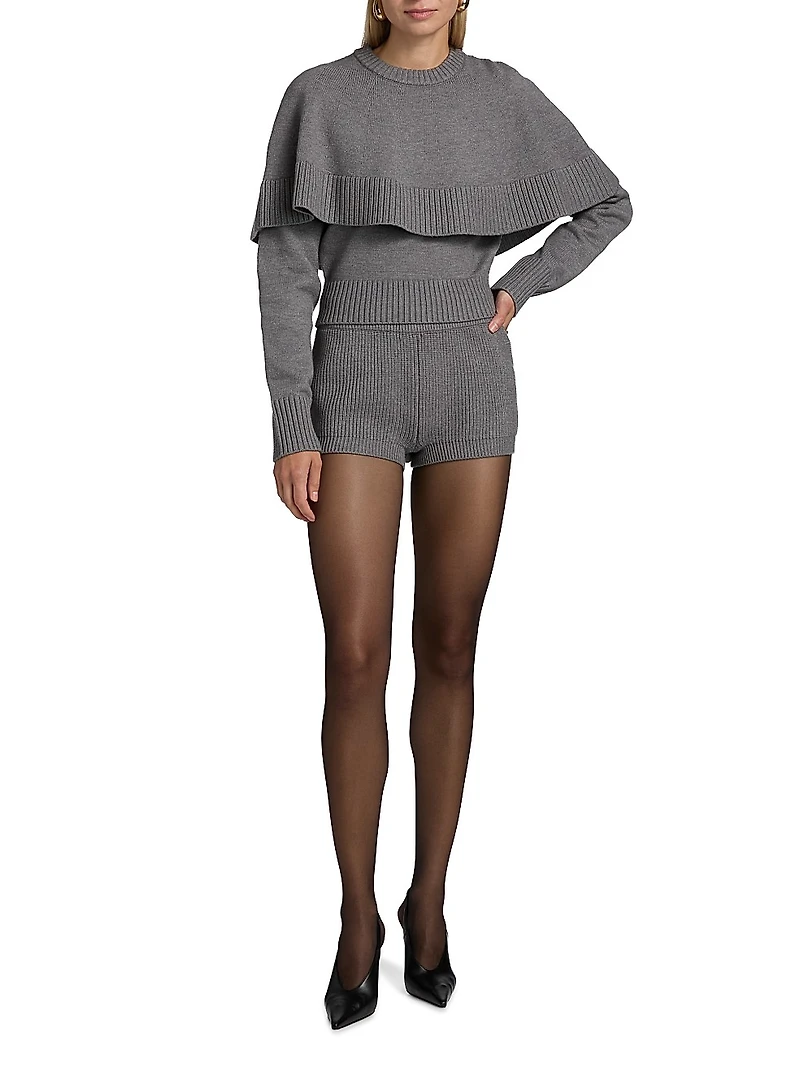 Neoma Rib-Knit Shorts