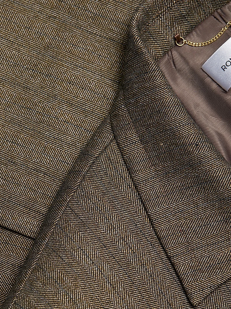 Birch Herringbone Blazer