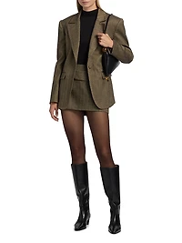 Birch Herringbone Blazer