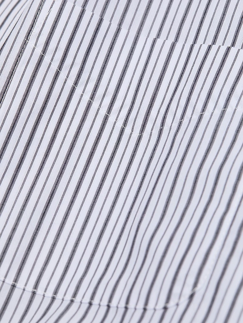 Harly Striped Cotton Button-Front Shirt