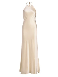 Jeany Silk Maxi Dress