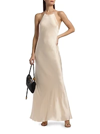 Jeany Silk Maxi Dress