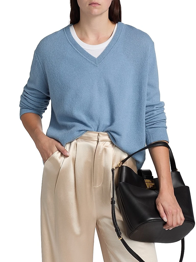 Remi Cashmere V-Neck Sweater