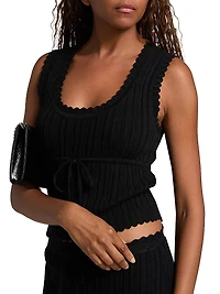 Erin Cotton Knit Top & Midi-Skirt Set