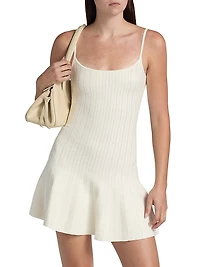 Rhia Cotton-Blend Knit Minidress