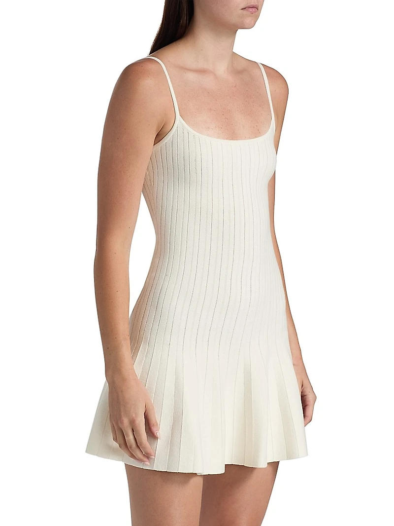 Rhia Cotton-Blend Knit Minidress