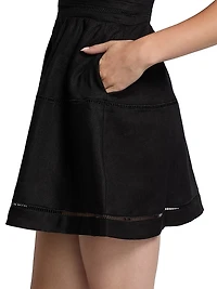 Everett Linen Sleeveless Minidress