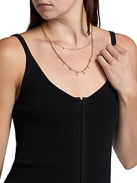 Eloise Cotton-Blend Knit Tank