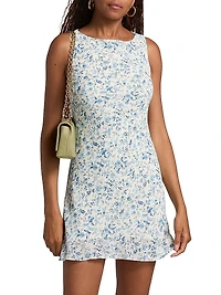 Dale Floral A-Line Minidress