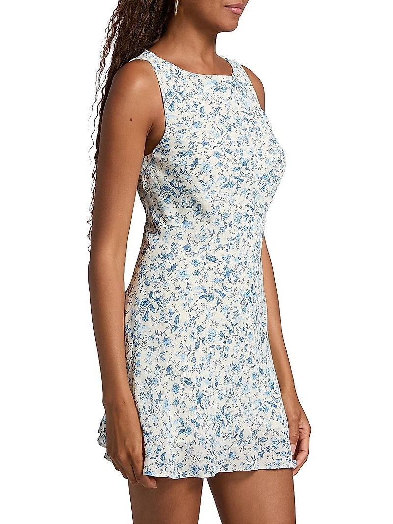 Dale Floral A-Line Minidress