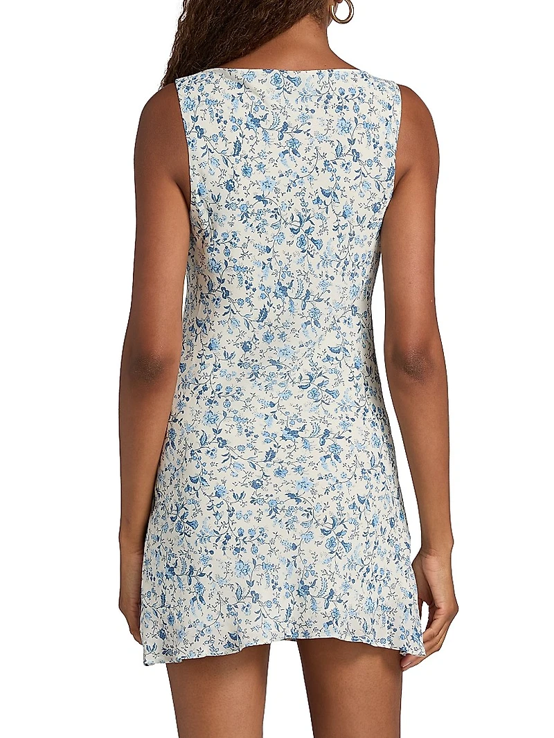 Dale Floral A-Line Minidress
