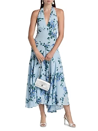 Briony Floral Halterneck Maxi Dress