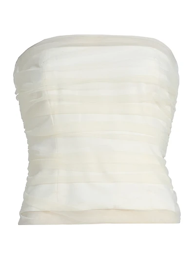 Beau Gathered Strapless Top