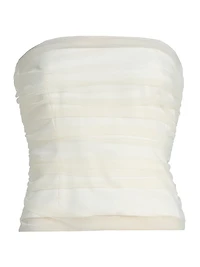 Beau Gathered Strapless Top