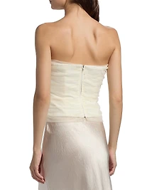 Beau Gathered Strapless Top