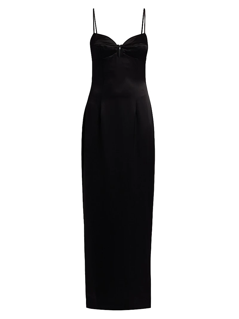 Sathia Satin Maxi Dress