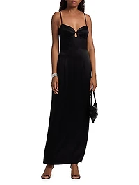 Sathia Satin Maxi Dress