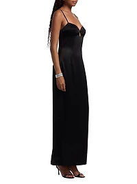 Sathia Satin Maxi Dress