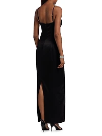 Sathia Satin Maxi Dress