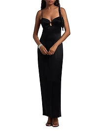 Sathia Satin Maxi Dress