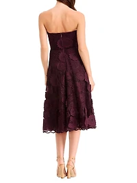 Kailyn Strapless Lace Cocktail Dress