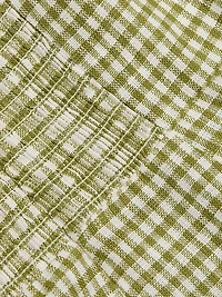 Celosia Gingham Linen Minidress