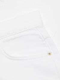 Hazel Low-Rise Denim Miniskirt