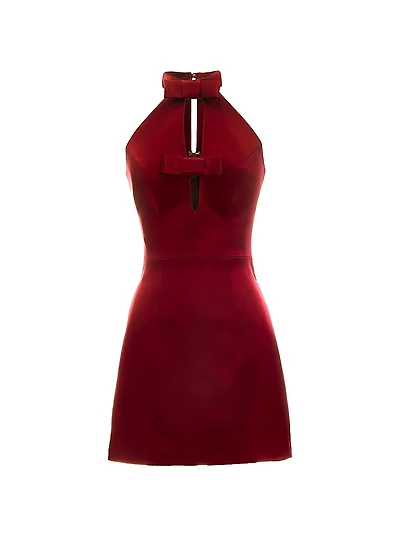 Mina Bow Cocktail Minidress