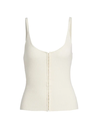 Eloise Stretch-Cotton Sweater Tank