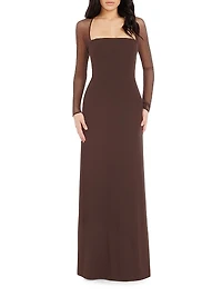 Maxwell Long-Sleeve Gown