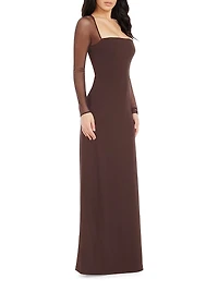 Maxwell Long-Sleeve Gown
