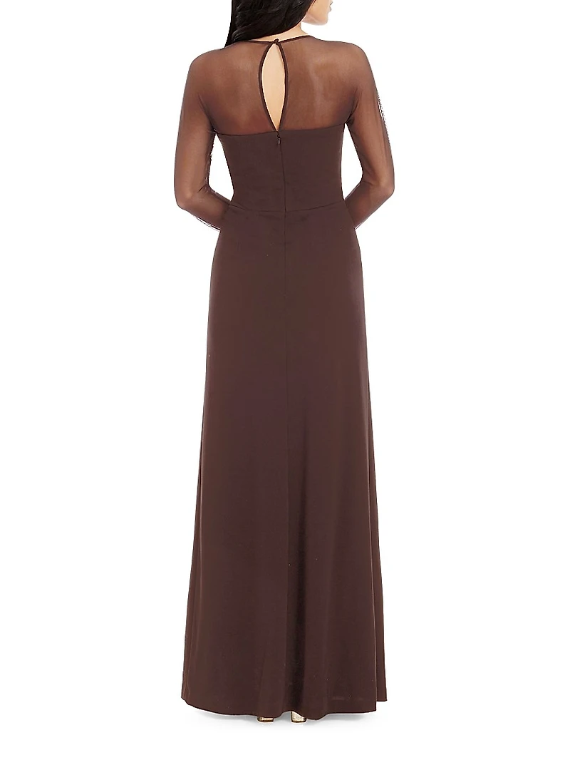 Maxwell Long-Sleeve Gown