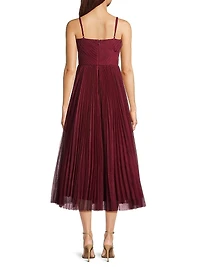 Virginia Pleated Tulle Gown