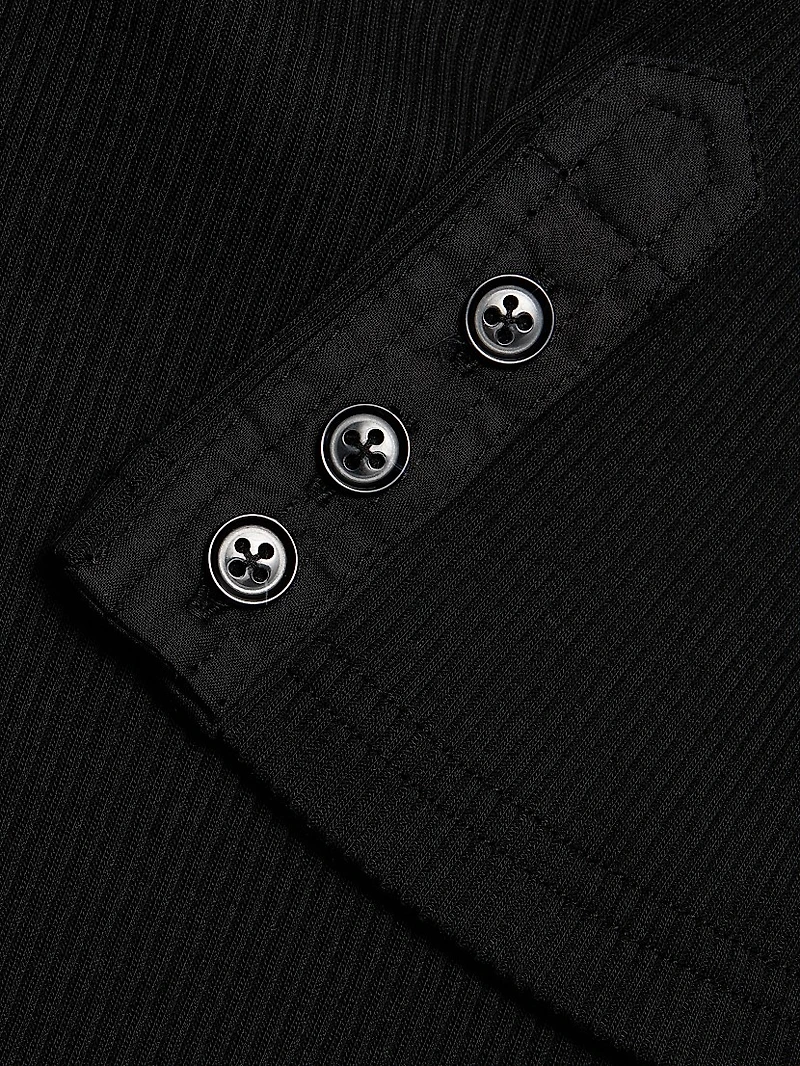Adrian V-Neck Ribbed T-Shirt