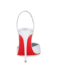 Kate Max 100MM Leather O Slingbacks