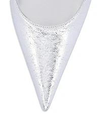 Kate Max 100MM Leather O Slingbacks