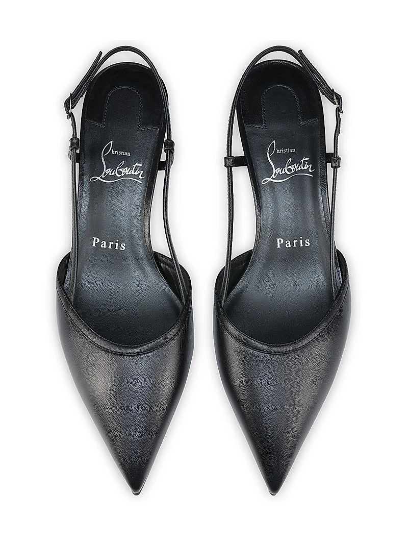 Miss Z Slingina Leather 25MM Pumps