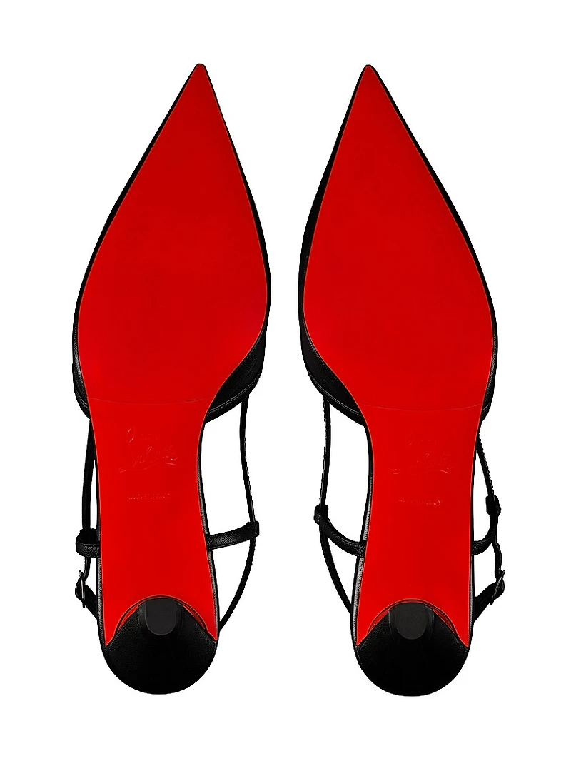 Miss Z Slingina Leather 25MM Pumps