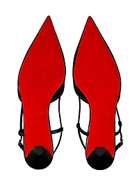 Miss Z Slingina Leather 25MM Pumps