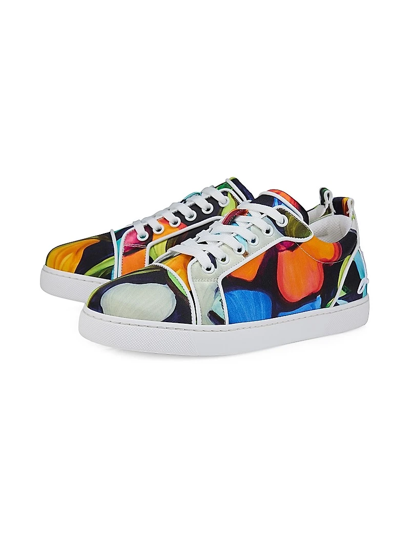 Fun Louise Junior Satin Low-Top Sneakers