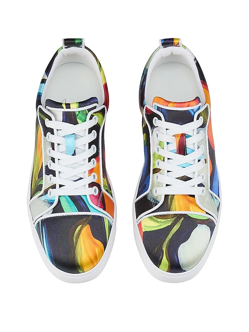 Fun Louise Junior Satin Low-Top Sneakers