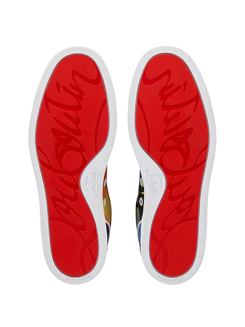 Fun Louise Junior Satin Low-Top Sneakers